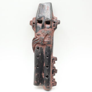 Jaguar warrior Aztec drone Flute