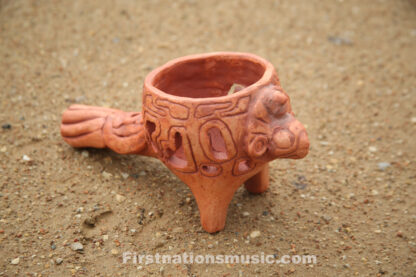 quetzal bird incense burner mayan