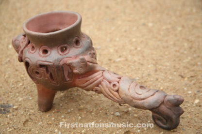 snake eagle incense burner aztec design