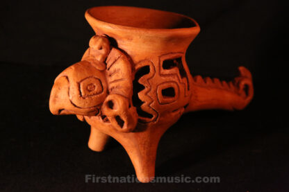 quetzal bird incense burner mayan