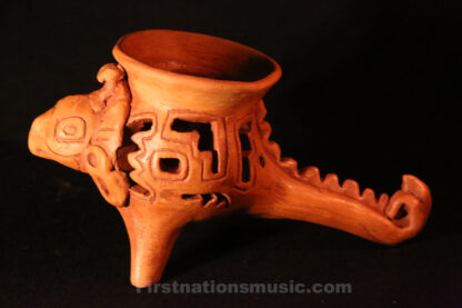 quetzal bird incense burner mayan