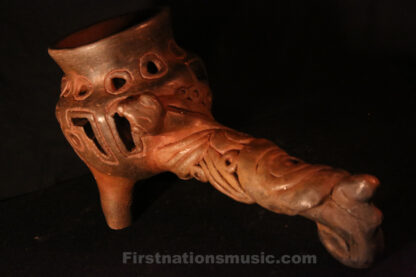 snake eagle incense burner aztec design