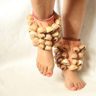 Aztec Dancer Foot Rattle Chachayotes Huesos