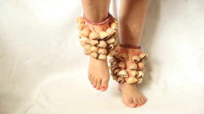 Aztec Dancer Foot Rattle Chachayotes Huesos
