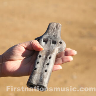 drone flute pottery clay double ocarina prehispanic musical music wind instrument