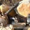 Aztec Death Whistle turtle ocarina transverse flute - Image 2