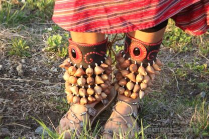 Aztec Dancer Foot Rattle Hueso Coyoleras