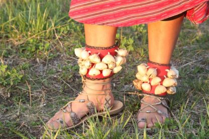 Aztec Dancer Foot Rattle Chachayotes Huesos - Image 2