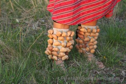 Aztec Dancer Foot Rattle Chachayotes Huesos - Image 4