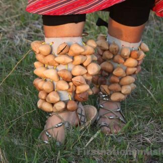 Aztec Dancer Foot Rattle Chachayotes Huesos