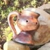 Hand coiled large bowl Incense burner black on black pottery individually painted
