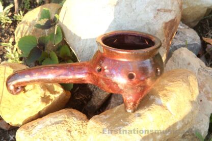 Quetzal Copal Incense Burner Hand Carved Pottery