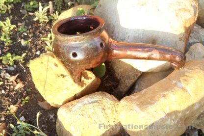 Quetzal Copal Incense Burner Hand Carved Pottery - Image 2