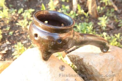 Copal Incense Burner Handpainted-Pottery - Image 3